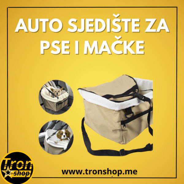 NOVO! AUTO SJEDIŠTE ZA PSE I MAČKE