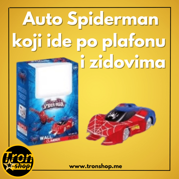 AUTO -SPAJDERMEN KOJI IDE PO PLAFONU I ZIDOVIMA