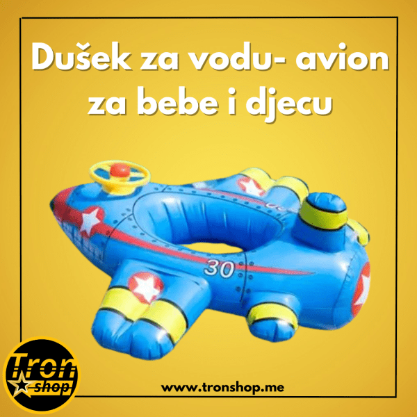 Veliki avion za bebe i djecu idealan dušek za vodu
