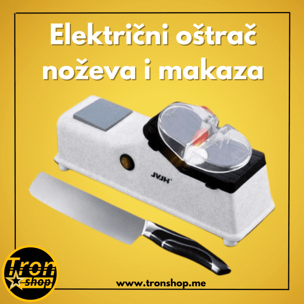 Kuhinjski električni oštrač noževa i makaza
