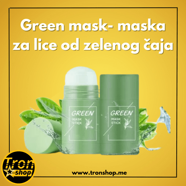 Green mask – maska za čišćenje lica od zelenog čaja