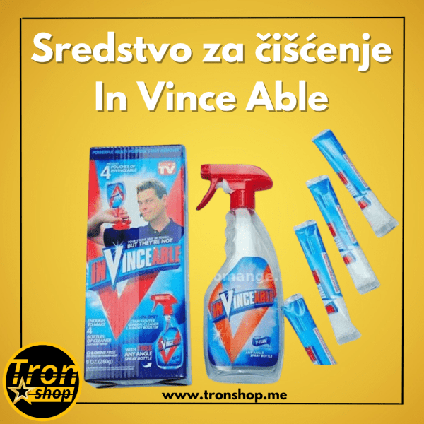 Ultra moćno sredstvo za čišćenje fleka i prljavštine IN-VINCE-ABLE