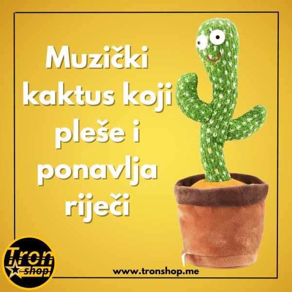 Muzički kaktus koji pjeva, pleše, svijetli i ponavlja riječi
