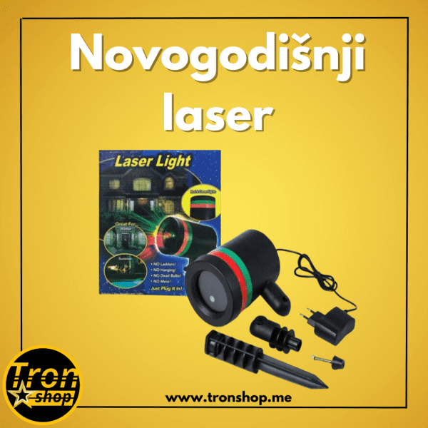 Novogodišnji laser za savršeno ukrašavanje kuća