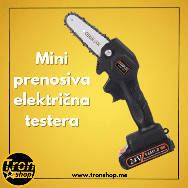 Mini prenosiva električna testera sa punjivom baterijom