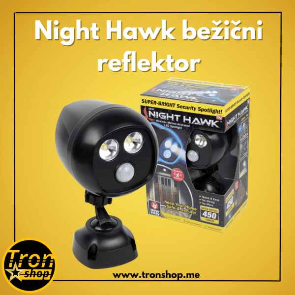 Night Hawk bežični reflektor sa senzorima