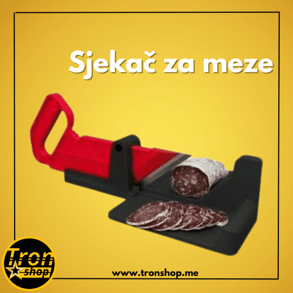 Sjekač za meze, za sječenje mesa, sira, čajne, salame…