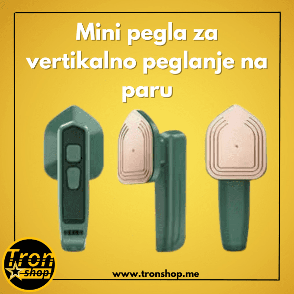 Mini pegla za putovanja i vertikalno peglanje na paru