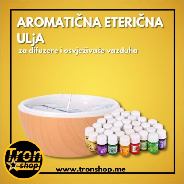 Aromatična ETERIČNA Ulja 12kom za difuzere i osvježivače vazduha