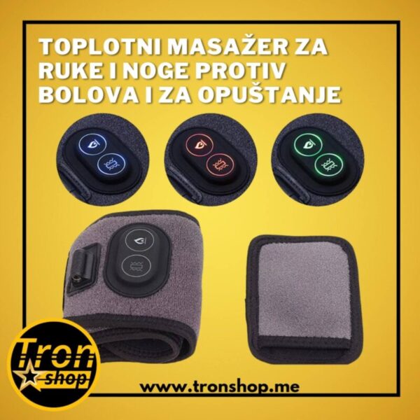 Toplotni masažer za ruke i noge protiv bolova i za opuštanje