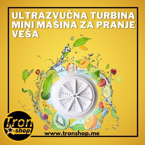 Ultrazvučna turbina mini mašina za pranje veša