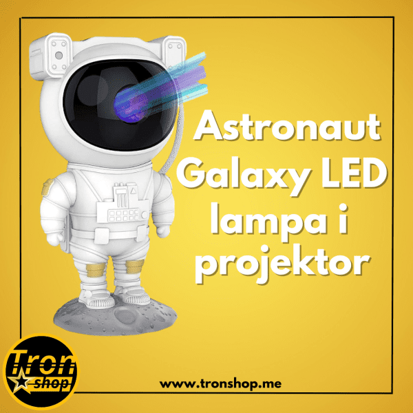 Astronaut LED galaxy lampa projektor zvezdanog neba