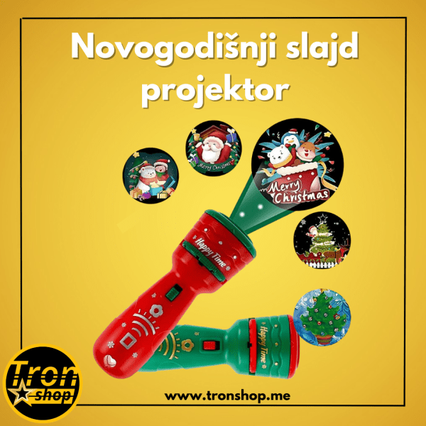 Novogodišnji slajd projektor