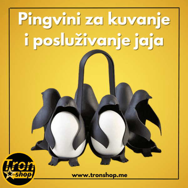 Pingvini za kuvanje i posluživanje jaja