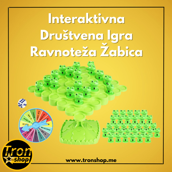 Interaktivna Društvena Igra Ravnoteža Žabica