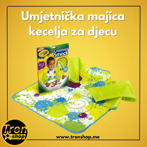 Umjetnička majica kecelja za djecu