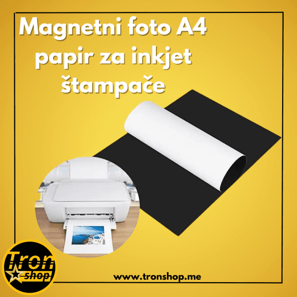 Magnetni foto A4 papir za inkjet štampače