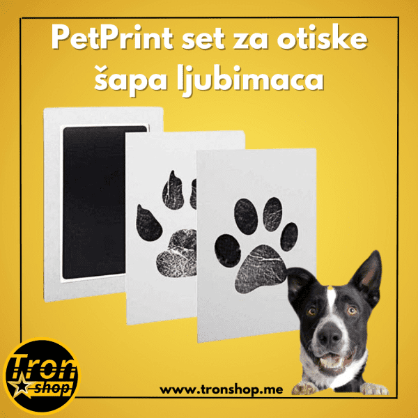 PetPrint set za otiske šapa ljubimaca