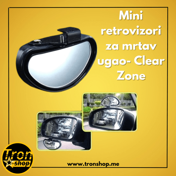 Mini retrovizori za mrtav ugao- Clear Zone