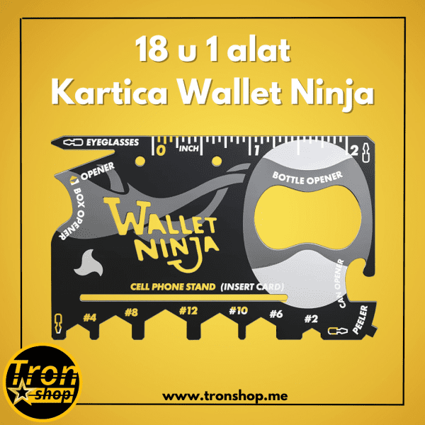18 u 1 alat kartica Wallet Ninja