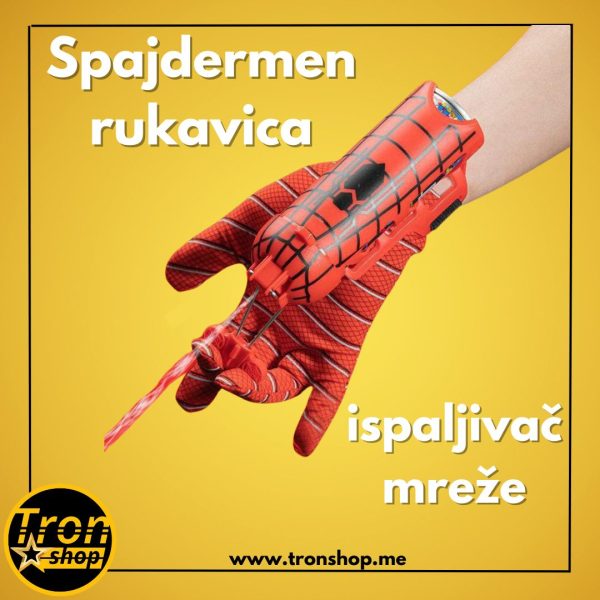 Spajdermen rukavica- ispaljivač mreže