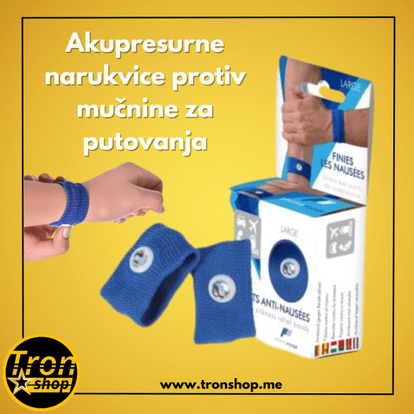 Akupresurne narukvice protiv mučnine za putovanja