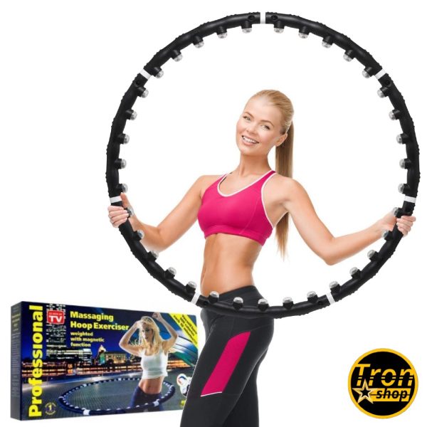 Hula hop magnetni obruč za vežbanje i masažu