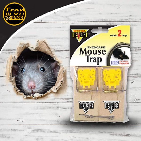 Drvene mišolovke za unutrašnju i spoljašnju upotrebu 2komada