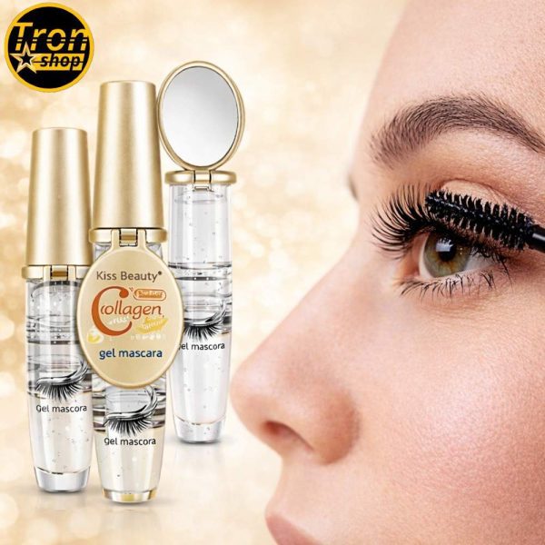 Collagen Gel Mascara – 2 u 1 Kiss Beauty maskara i ogledalce