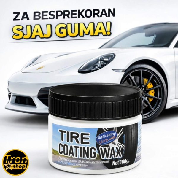 Premium pasta vosak za gume – intenzivan crni sjaj + zaštita