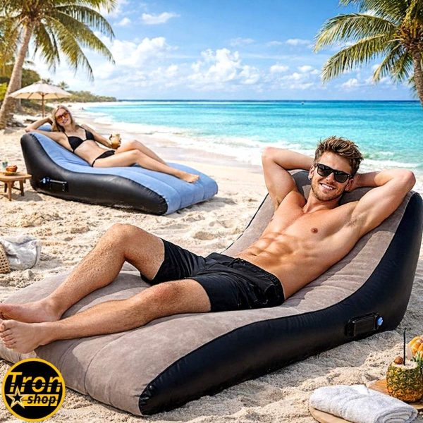 Prenosiva ležaljka sa ergonomskim dizajnom na naduvavanje